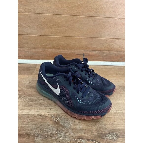 EUC Nike Air Max 2013 Women's Midnight Navy Sail Pink - Picture 1 of 10